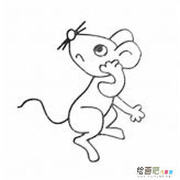 小老鼠简笔画：小老鼠简笔画图片