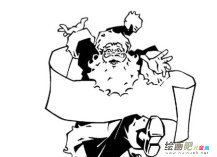 圣诞老人简笔画：圣诞老人村