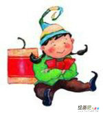 庆元旦儿童画：告别旧年