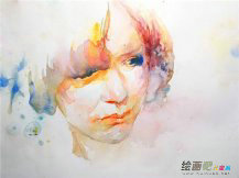 水彩画：透明颜料