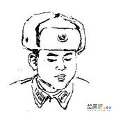 雷锋简笔画：雷锋头像