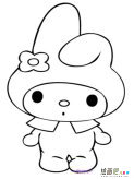 兔子简笔画：可爱的兔子