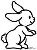 兔子简笔画：小兔子