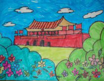 迎国庆儿童画：沁园春·中华颂