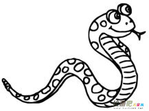 蛇的简笔画：农民与蛇