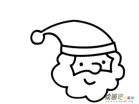 圣诞老人简笔画：爱同行