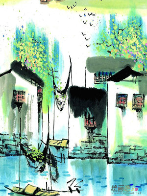 水彩画
