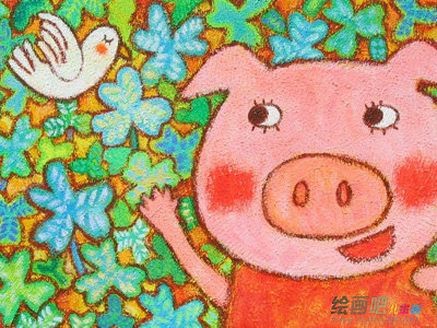 蜡笔画