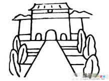天安门简笔画：天安门