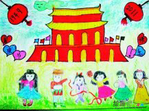 天安门简笔画：天安门