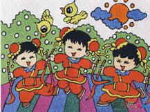 春节儿童画：春运与春节