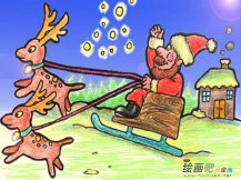 圣诞老人简笔画：主教圣·尼古拉的传说