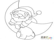 圣诞老人简笔画：“圣诞老人”来我家
