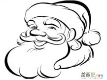 圣诞老人简笔画：和圣诞老人过圣诞
