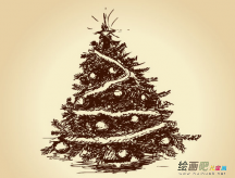 圣诞树简笔画：如何挑装扮圣诞树