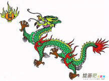 龙的简笔画：中国龙