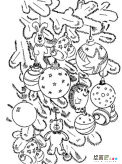 灯笼简笔画：古代灯笼