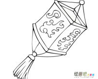 灯笼简笔画：巧制灯笼灯身