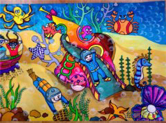 儿童科幻画：尊重孩子的想法