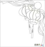 灯笼简笔画：灯笼儿