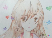 彩色铅笔画：素描