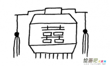 灯笼简笔画：赏灯