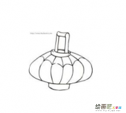 灯笼简笔画：日本灯笼
