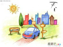 彩色铅笔画：技法多样