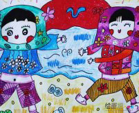 庆六一儿童画：我们的童年