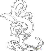 龙的简笔画：掌握间架结构