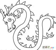 龙的简笔画：龙窑的传说