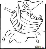 帆船简笔画：海洋文化交流渠道