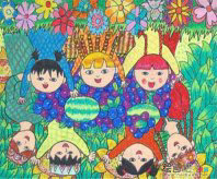 庆六一儿童画：最棒的“六一”节