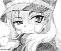 动漫铅笔画：画面的整体效果