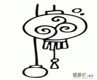 灯笼简笔画：中国的灯笼