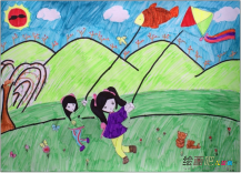 庆六一儿童画：六一的所见所闻