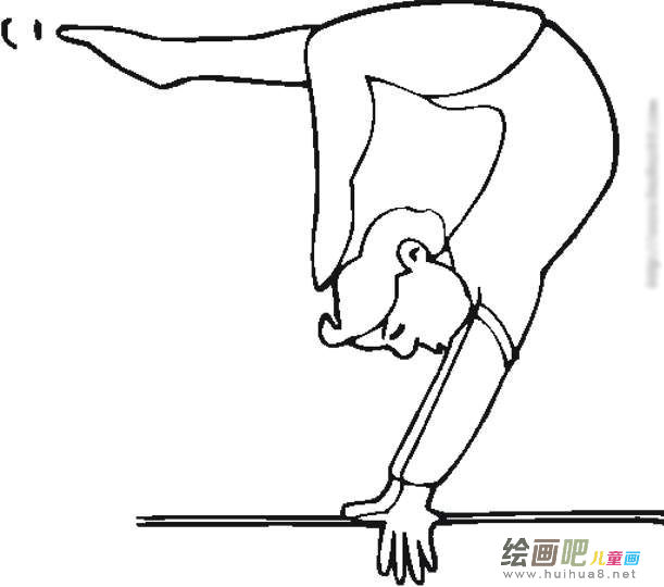 体育运动简笔画：我喜欢的一项体育运动——羽毛球
