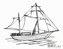 帆船简笔画：制作小帆船