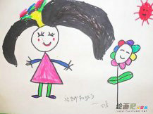 教师节儿童画：教诲如春风 师恩似海深