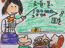 教师节儿童画：童话老师