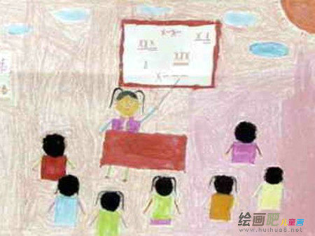 教师节儿童画：9月10日是个特殊的日子