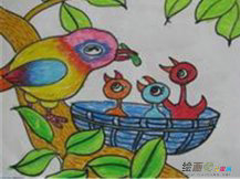 教师节儿童画：献上我深深的祝福