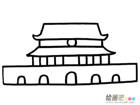 天安门简笔画：明朝天安门的历史