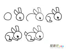 兔子简笔画：兔子的繁殖方式
