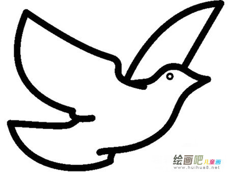 和平鸽简笔画：和平鸽的呼吁