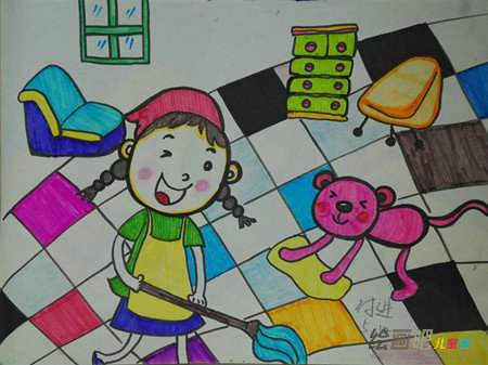 水彩画：我的暑假生活