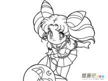 动漫人物简笔画：美少女战士