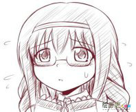 动漫铅笔画：对漫画中光