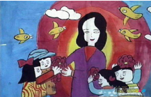 教师节儿童画：我的教育梦