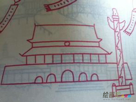 天安门简笔画：天安门的重要地位